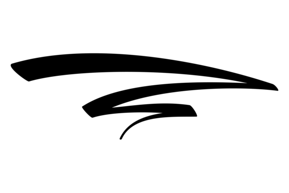 Black Decorative Underline for Crafters and Designers