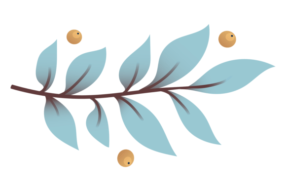 Branch Decorative Element for Elegant Branding