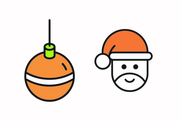 Christmas Decorative Ball Snowman Graphics