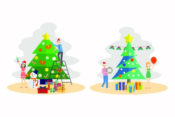 Christmas Decorative Vector Graphics
