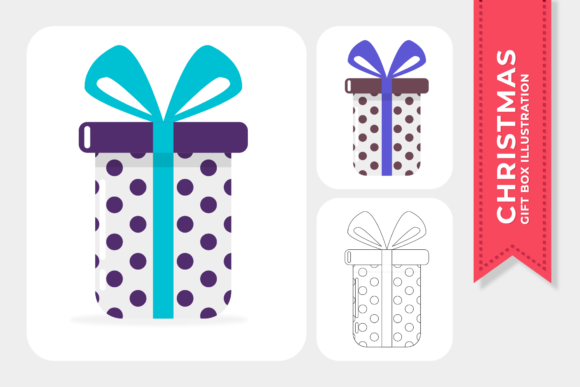 Christmas Gift Decorative Design Graphics