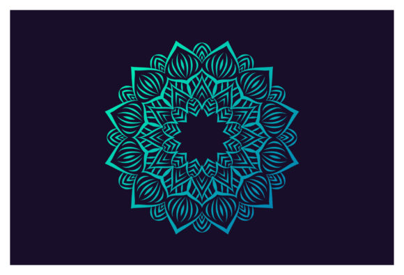 Decorative Hand Drawn Mandala Graphics for Editorial and Web Design