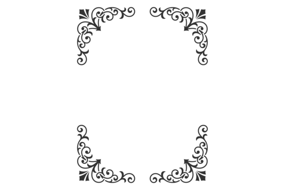 Ornate Vintage Frame for Branding and Marketing