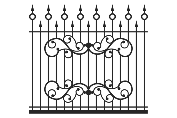 Steel Decorative Gate Lattice for Modern Graphics